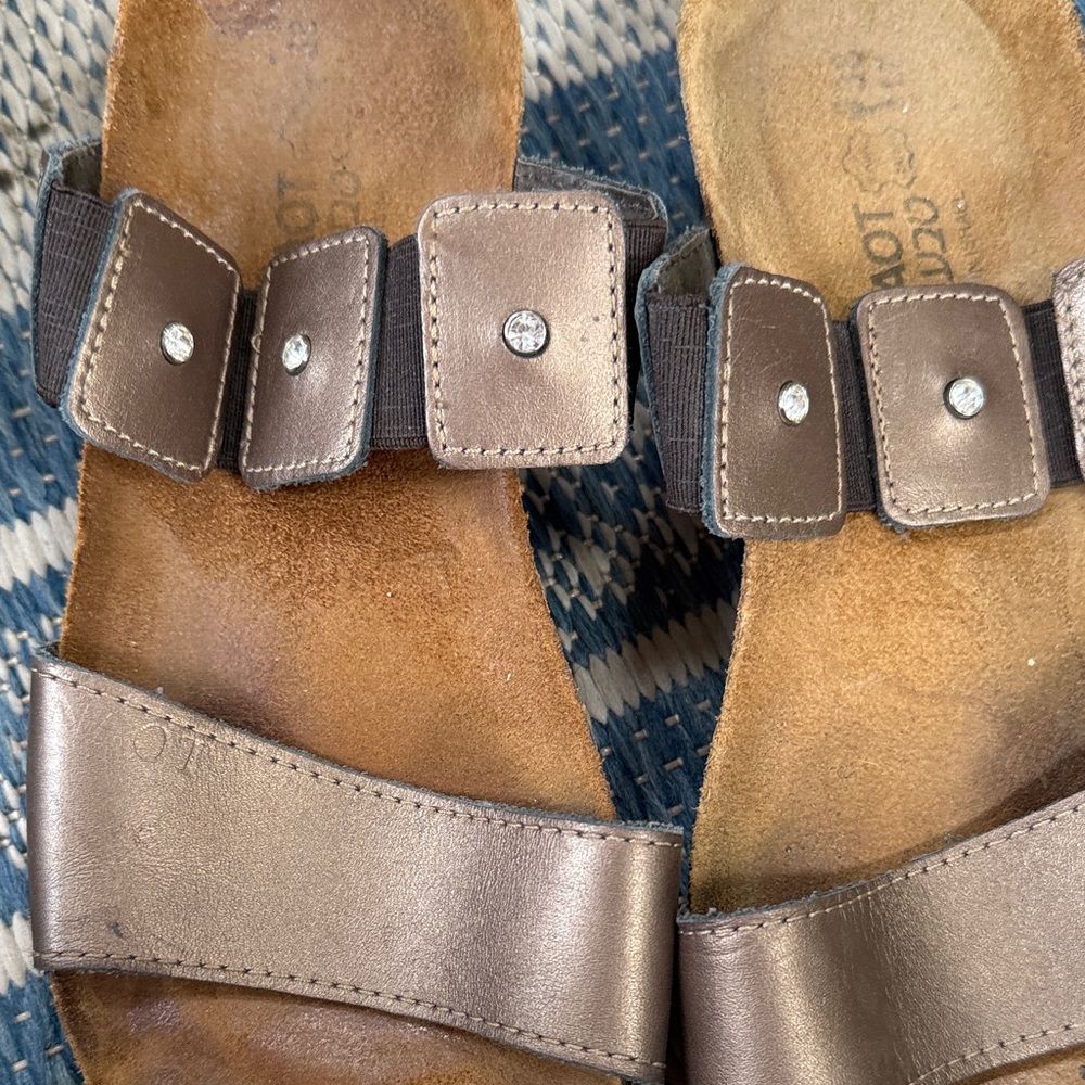 Naot Bronze Sandals - Picture 3 of 4